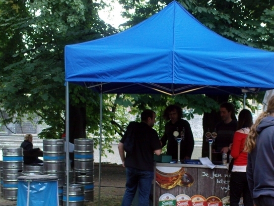 Nůžkový stan 2,5x2,5 m