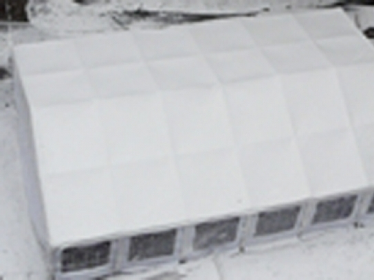 Party stan 8x12m pohled na půdorys